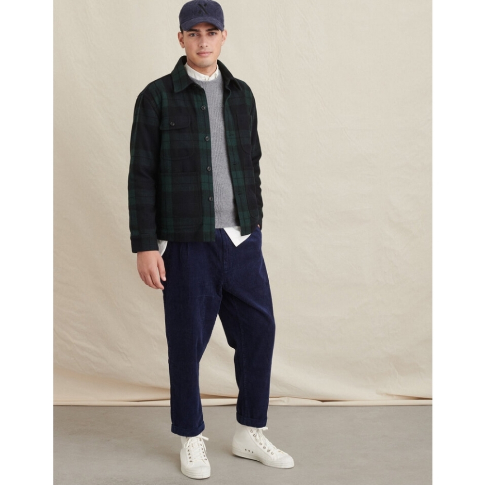 ALEX MILL PLAID WORK JACKET